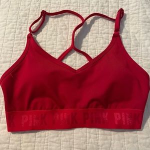 Pink Sports Bra